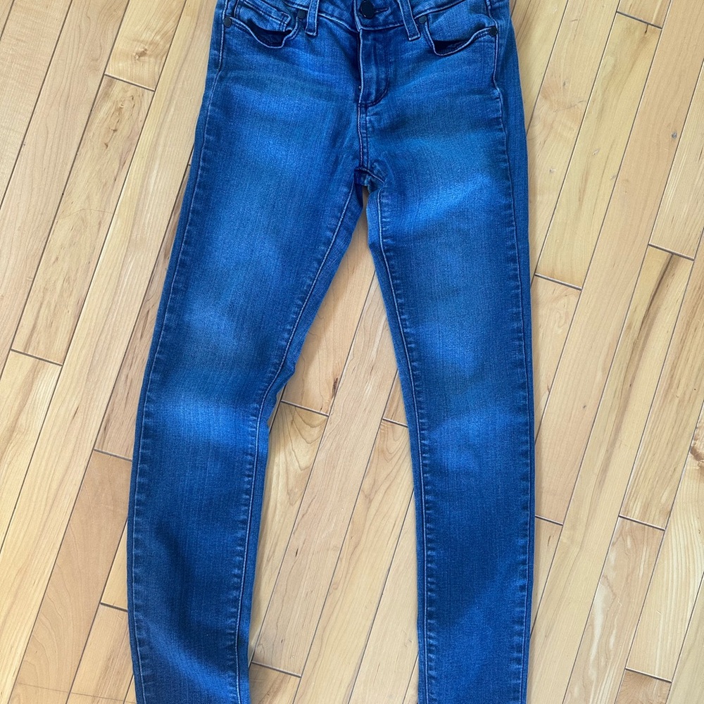 PAIGE Women's Blue Skinny Jeans